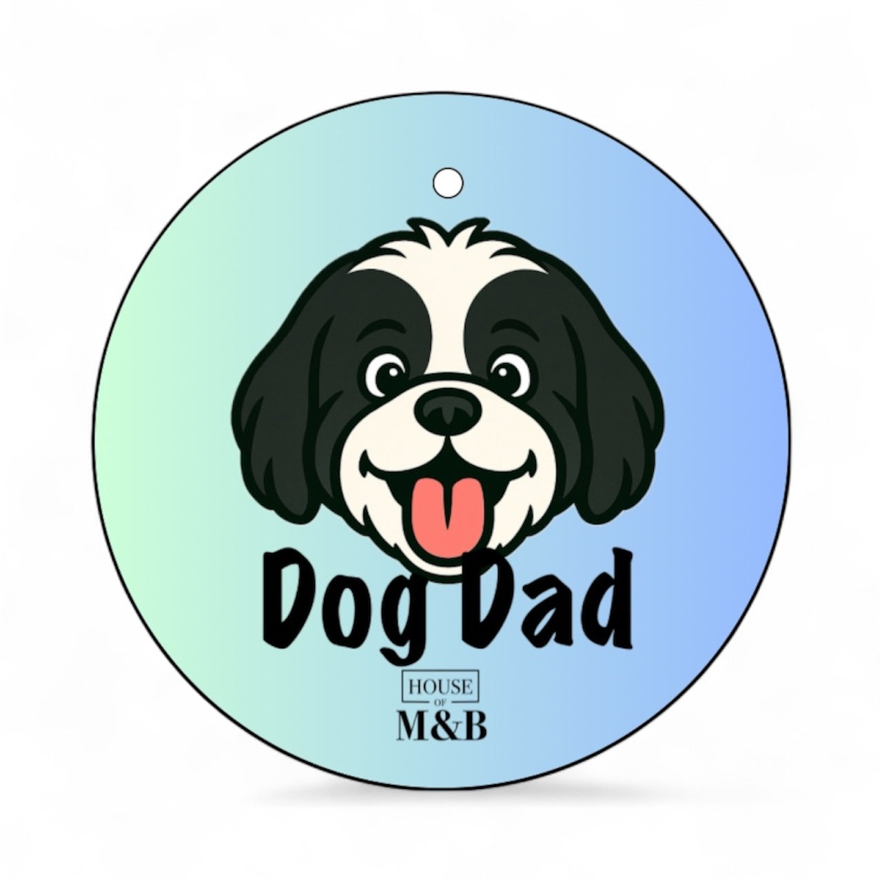 Black & White Shih Tzu Dog Dad