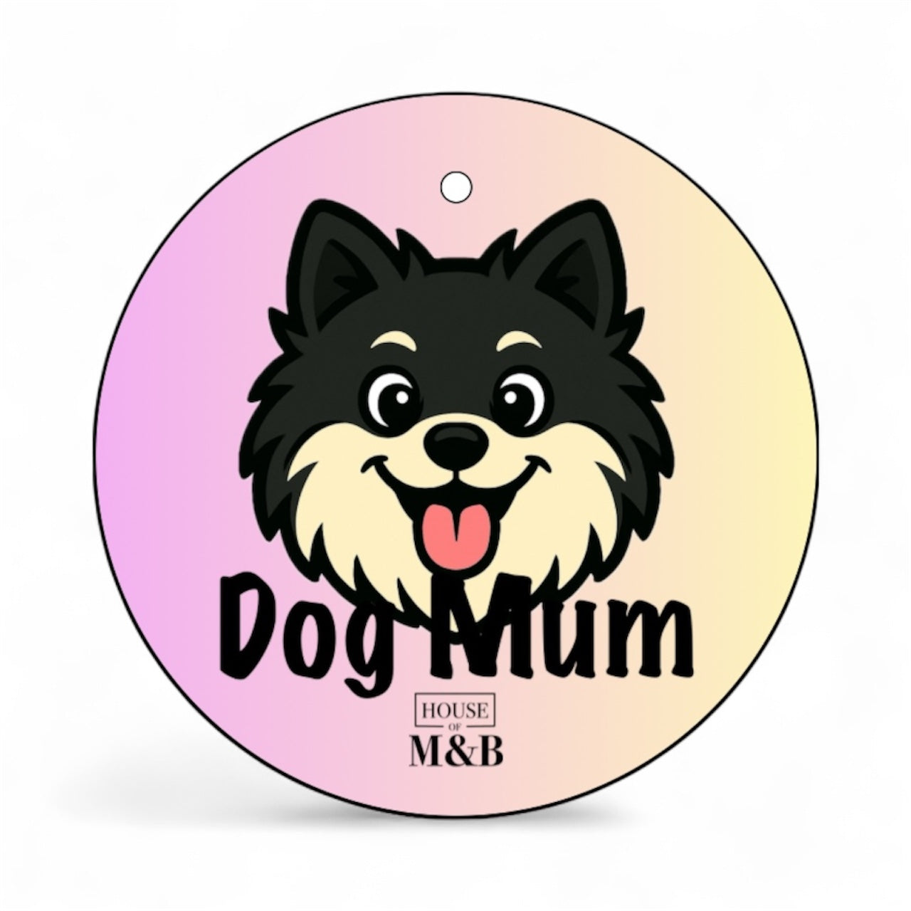 Black Pomeranian Dog Dad