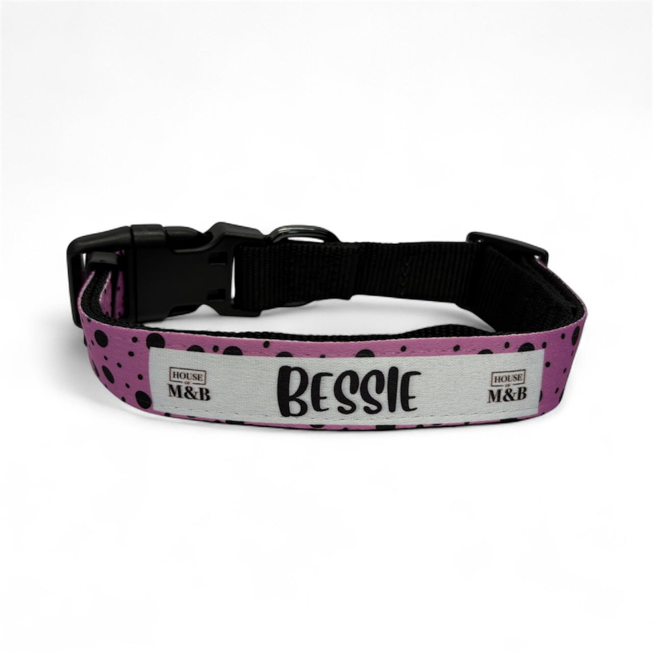 Purple Personalised Collar