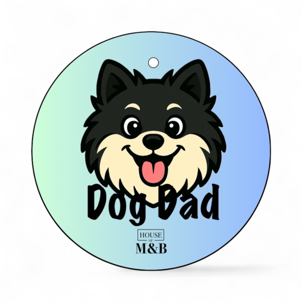 Black Pomeranian Dog Dad