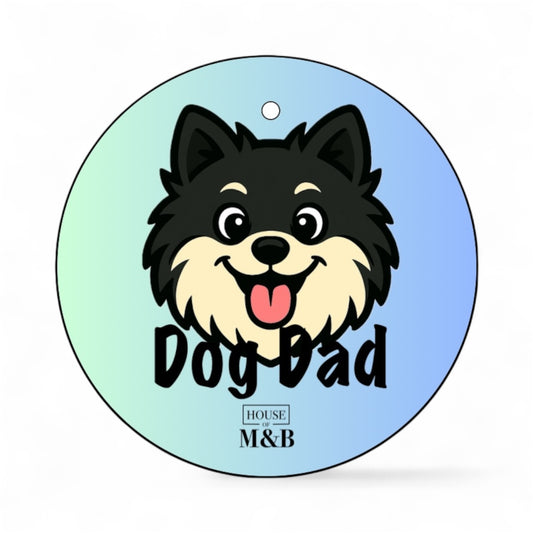 Black Pomeranian Dog Dad