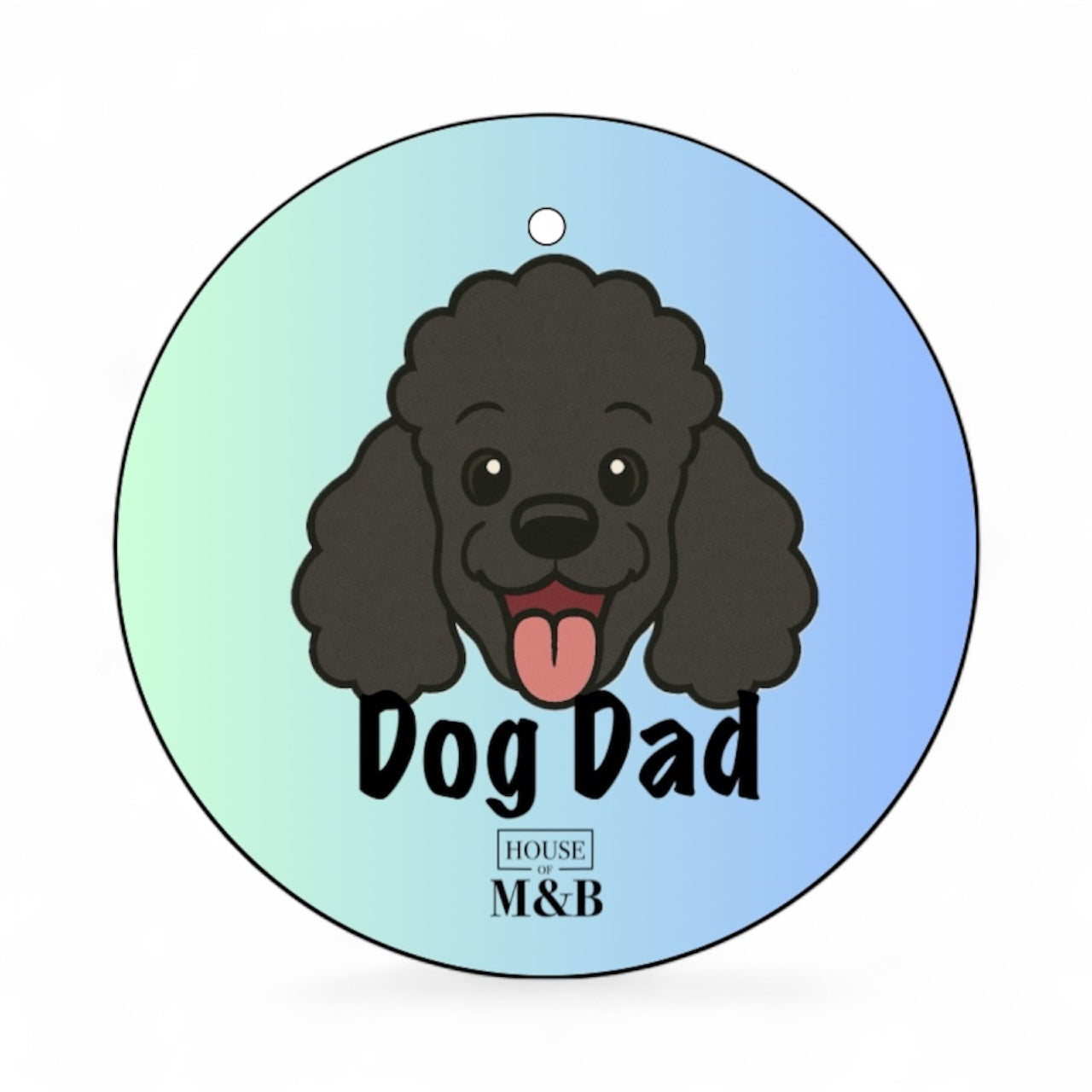 Black Poodle Dog Dad