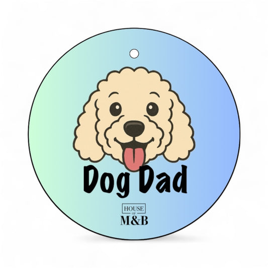 Beige Poodle Mix Dog Dad