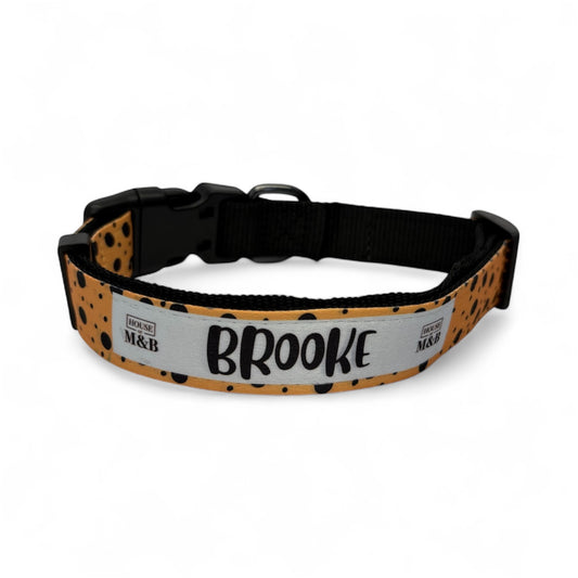 Yellow Personalised Collar