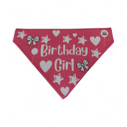 Birthday Girl Dog Bandana