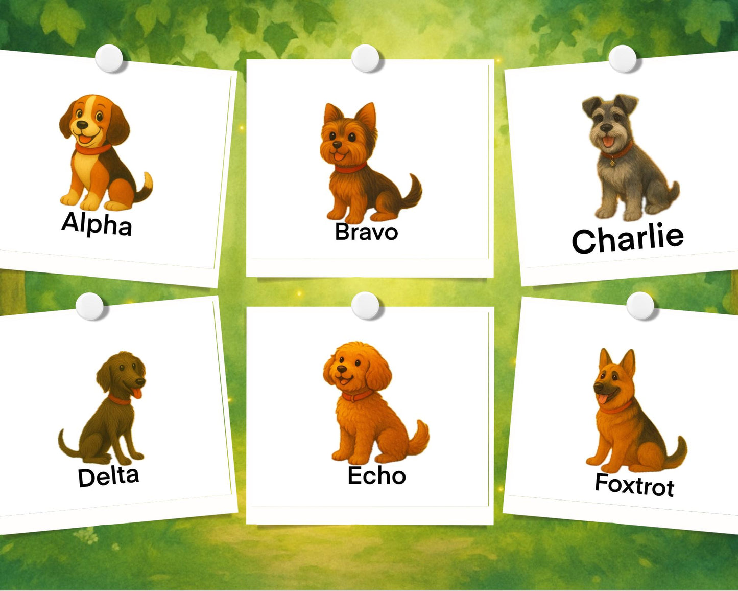 Personalized Dog Hardback A4 Storybook: Enchanted Garden Adventure for Kids